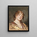 Portrait einer jungen italienischen Frau - Eugen von Blaas — gerahmtes Bild an der Wand