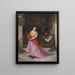 Eine Tanz - Eugen von Blaas — gerahmtes Bild an der Wand