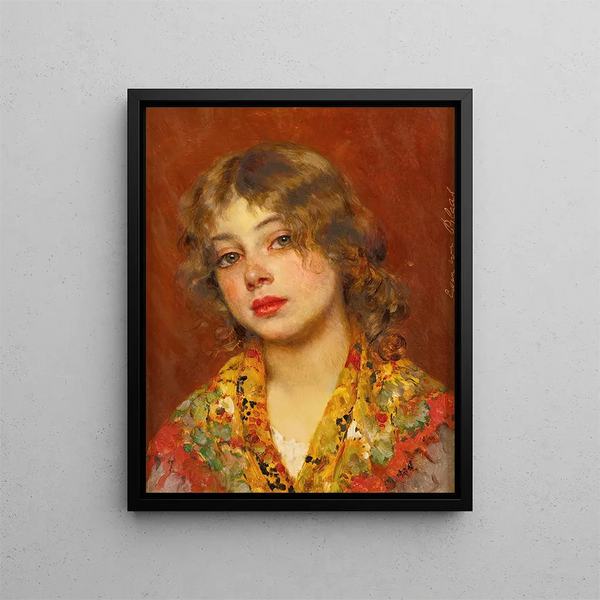 Eugen von Blaas - Gypsy Girl.webp
