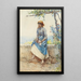 Popolana - Eugen von Blaas — gerahmtes Bild an der Wand
