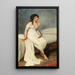 Der Wecker - Eugen von Blaas — gerahmtes Bild an der Wand