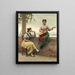 Melodie Venedig - Eugen von Blaas — gerahmtes Bild an der Wand