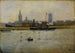 Bateaux dans le port - Eugène Chigot — Ansicht des Kunstwerks