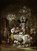L allegorische Caprice-Gemälde der Gier - Eugenio Lucas Velázquez — Ansicht des Kunstwerks