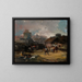 Le Jeu de Barres - Eugenio Lucas Velázquez — gerahmtes Bild an der Wand