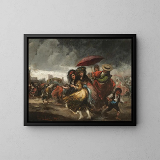 Eugenio Lucas Villamil - Corrida Suspendida Por La Lluvia.webp