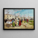 Eintritt in die Arena unter der Sonne - Eugenio Lucas Villamil — gerahmtes Bild an der Wand