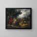 Die Prozession - Eugenio Lucas Villamil — gerahmtes Bild an der Wand