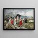 Quitter l'arène sous la pluie - Eugenio Lucas Villamil — gerahmtes Bild an der Wand