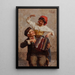 Serenade dansante - Eugenio Zampighi — gerahmtes Bild an der Wand