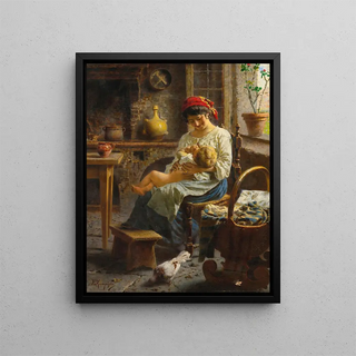 Eugenio Zampighi - The happy mother.webp