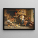 Das neue Baby - Eugenio Zampighi — gerahmtes Bild an der Wand
