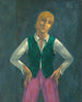 Junge in seinem grünen Mantel - Eugeniusz Zak — Ansicht des Kunstwerks