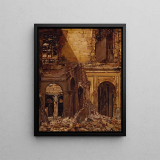 Eugne Bellang - Ruines des Tuileries aprs lincendie de 1871.webp