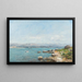 Antibes, die Bucht - Eugène Boudin — gerahmtes Bild an der Wand