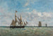 Bateaux de pêche devant Trouville - Eugène Boudin — Ansicht des Kunstwerks