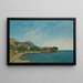 Beaulieu, die Bucht der Ameisen - Eugène Boudin — gerahmtes Bild an der Wand