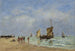 Berck L'Appareillage des barques - Eugène Boudin — Ansicht des Kunstwerks