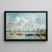 Camaret, der Hafen - Eugène Boudin — gerahmtes Bild an der Wand