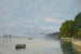 Caudebec-en-Caux, Boote auf der Seine - Eugène Boudin — Ansicht des Kunstwerks