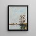 Deauville Le Bassin - Eugène Boudin — gerahmtes Bild an der Wand
