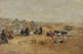 Deauville Strand-Szene - Eugène Boudin — Ansicht des Kunstwerks