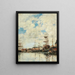 Dunkerque Segelboote Kai - Eugène Boudin — gerahmtes Bild an der Wand