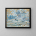 Effets de nuages en pleine mer - Eugène Boudin — gerahmtes Bild an der Wand