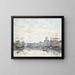 Der Hafen bei Nebel - Eugène Boudin — gerahmtes Bild an der Wand