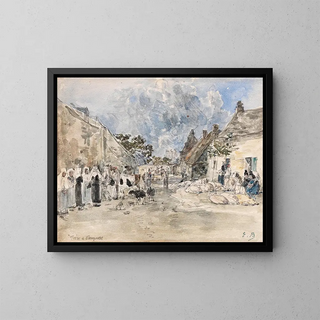 Eugne Boudin - Foire  Plougastel.webp