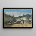 Jour de foire en Bretagne - Eugène Boudin — gerahmtes Bild an der Wand