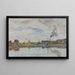 La Retenue Trouville - Eugène Boudin — gerahmtes Bild an der Wand