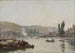 La Seine Rouen La Seine à Rouen - Eugène Boudin — Ansicht des Kunstwerks