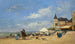 Die Strand von Trouville - Eugène Boudin — Ansicht des Kunstwerks