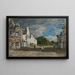 Le Faou, ein Ecke des Dorfes - Eugène Boudin — gerahmtes Bild an der Wand