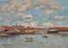 Le Havre, der Dock-Becken - Eugène Boudin — Ansicht des Kunstwerks