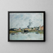 Le Port de Trouville - Eugène Boudin — gerahmtes Bild an der Wand