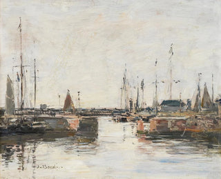 Le sas de Trouville - Eugène Boudin — Ansicht des Kunstwerks