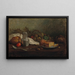 Stillleben mit Zinnkrug - Eugène Boudin — gerahmtes Bild an der Wand