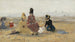 am Strand, Trouville - Eugène Boudin — Ansicht des Kunstwerks