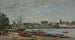 Hafen und Stadt Paimpol - Eugène Boudin — Ansicht des Kunstwerks