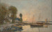 Plougastel Der Fährübergang - Eugène Boudin — Ansicht des Kunstwerks