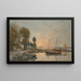 Plougastel Der Fährübergang - Eugène Boudin — gerahmtes Bild an der Wand