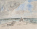 Plougastel, der Durchgang an der Mündung des Flusses Landerneau - Eugène Boudin — Ansicht des Kunstwerks