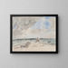 Plougastel, der Durchgang an der Mündung des Flusses Landerneau - Eugène Boudin — gerahmtes Bild an der Wand