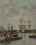 Hafen am Kai - Eugène Boudin — Ansicht des Kunstwerks