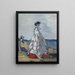 La princesse Pauline Metternich am Strand - Eugène Boudin — gerahmtes Bild an der Wand