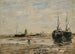 Rivage de Berck, niedrige Flut - Eugène Boudin — Ansicht des Kunstwerks