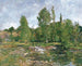 Saint-Cénery und der Teich - Eugène Boudin — Ansicht des Kunstwerks