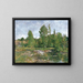 Saint-Cénery und der Teich - Eugène Boudin — gerahmtes Bild an der Wand